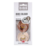 Bibs 2 - pak rund sut, str 3 - Blush/Woodchuck