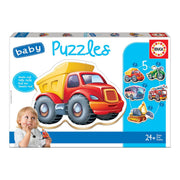 Educa Baby 5 Puslespil, Biler