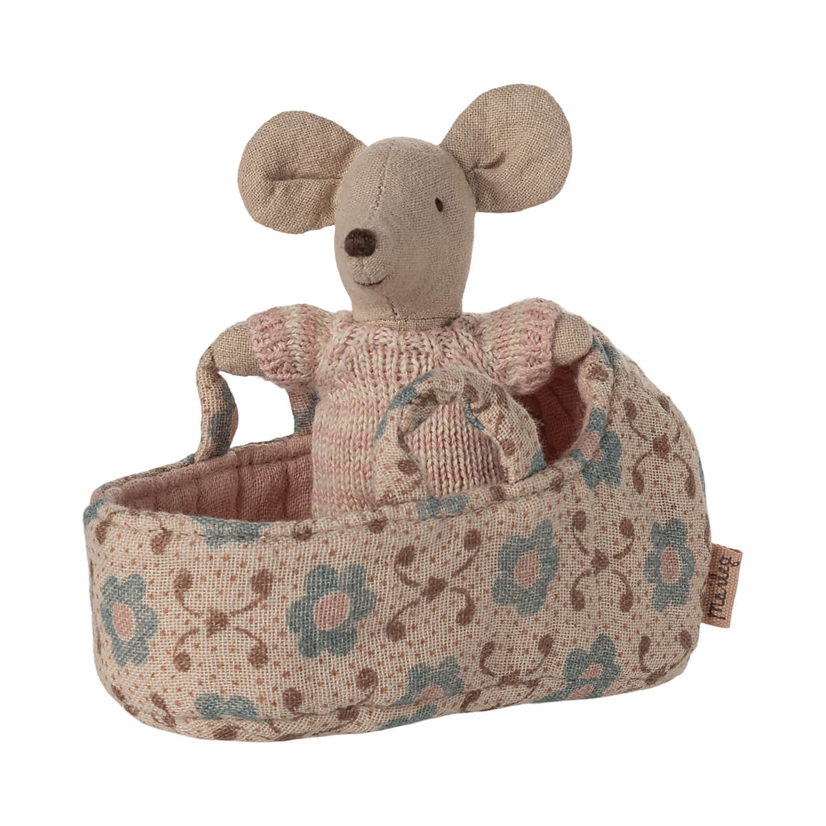 Maileg Babymus I Babylift - Rose