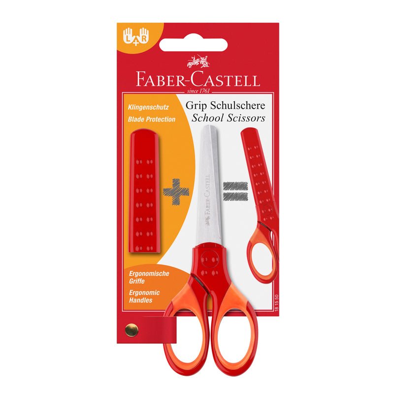 Faber - Castell skolesaks, rød