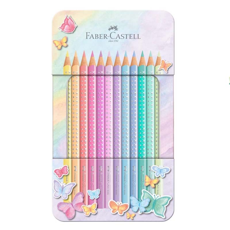 Faber - Castell sparkle farveblyanter i æske, 12 stk