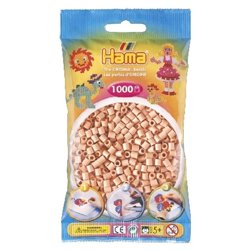 Hama perler 1000 stk mat rosa, frv 26