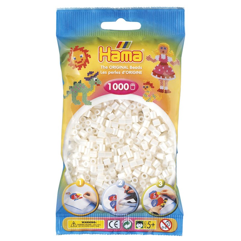 Hama perler 1000 stk perlemor, frv 64