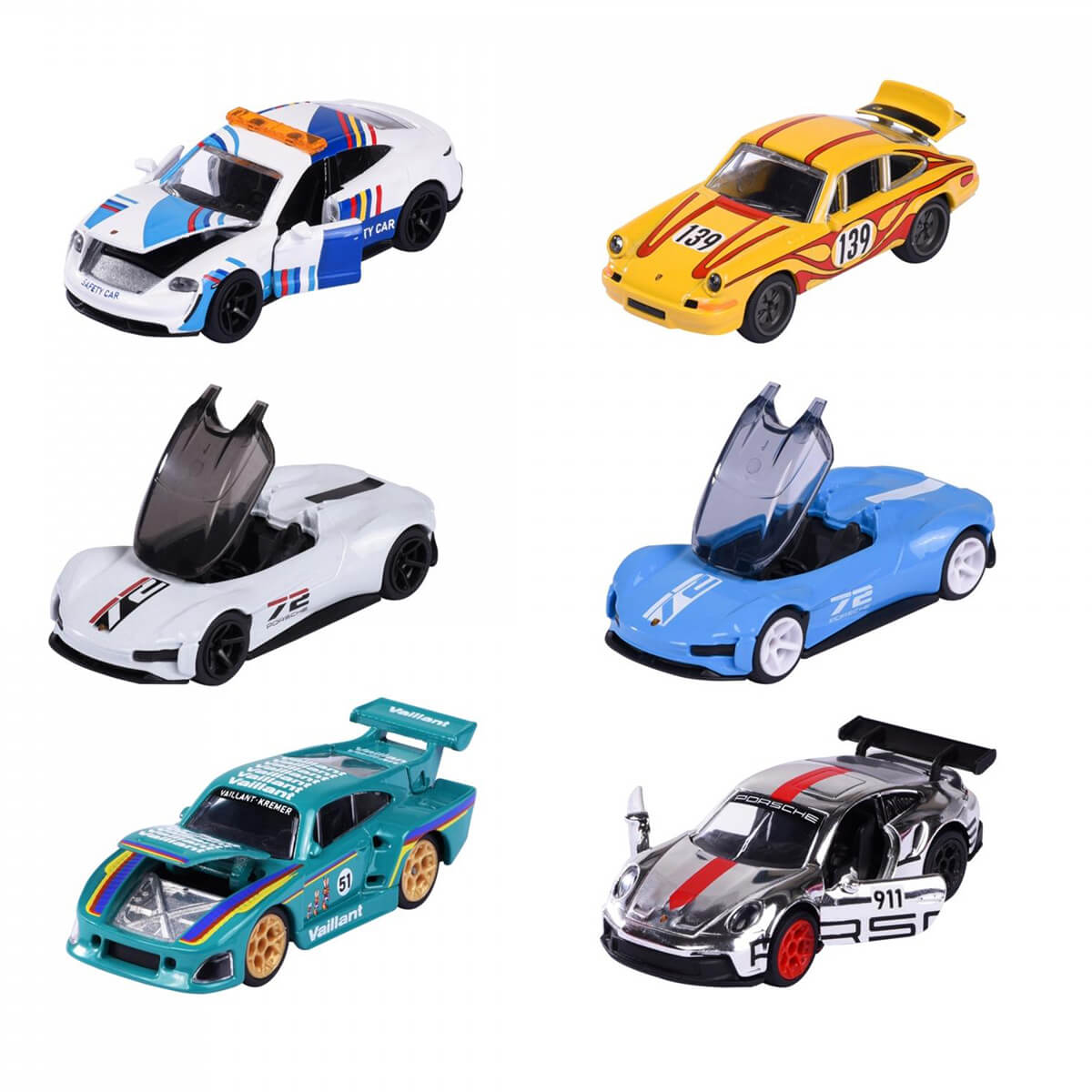 Majorette Motorsport Porsche Deluxe, Asst