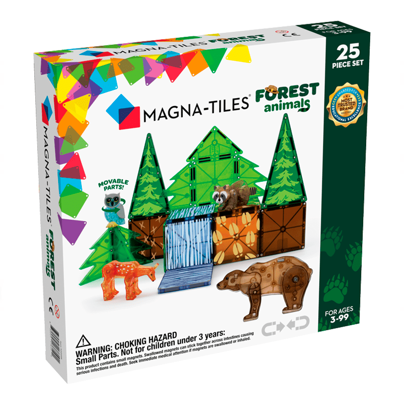 Magna - Tiles byggemagneter, Skovens dyr