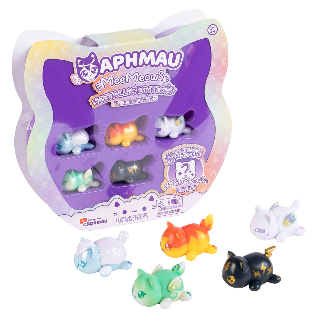 Aphmau Mystery Meemeow, 5 - pak elemental figurer