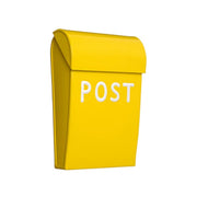 Bruka Design postkasse, micro - gul