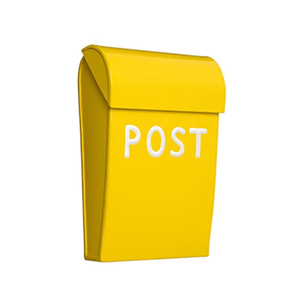 Bruka Design postkasse, micro - gul
