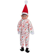 Elves Behavin' Badly, Alfe Design Pyjamas - Hvid