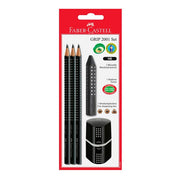 Faber - Castell grip skrivesæt, sort
