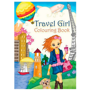 Malebog A4, 16 sider - Travel girl