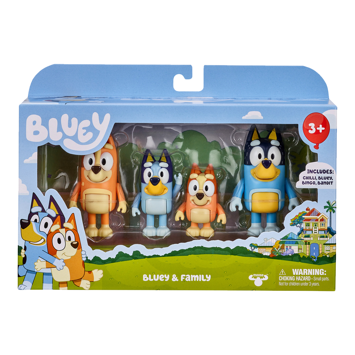 Bluey 4 - pak figurer