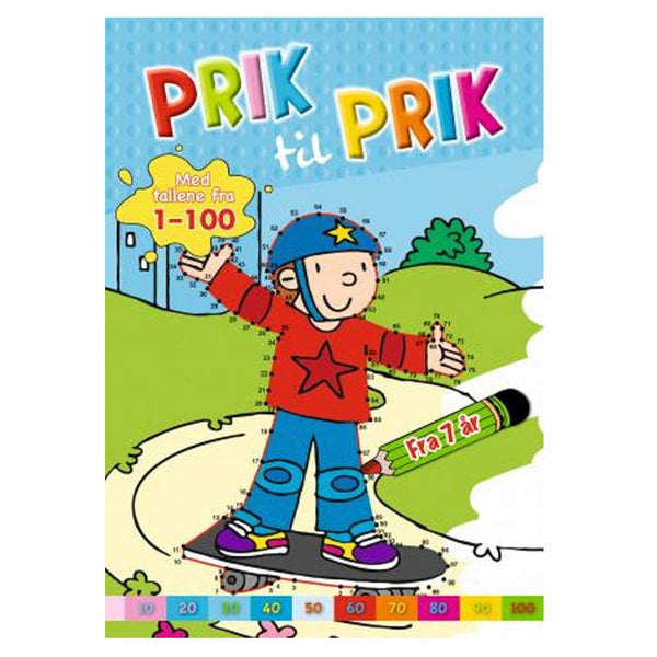 Prik til prik 1 - 100, skater