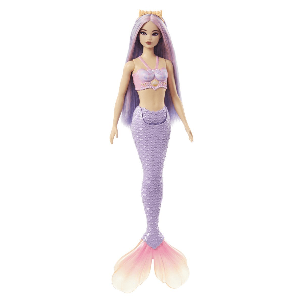 Barbie havfrue dukke, lilla