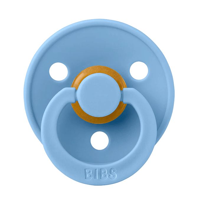 Bibs rund sut, str 2 - sky blue