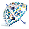 Magischer Regenschirm mit Fisch