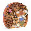 Silhouetten-Puzzle mit Tiger (24 Teile)
