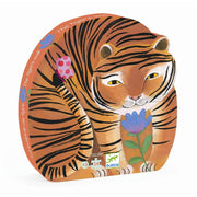 Silhouetpuslespil med Tiger (24 brikker)