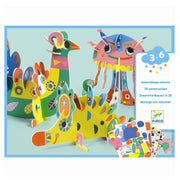 Djeco kreativ leg, Kreativ formgivning - 3D dyr