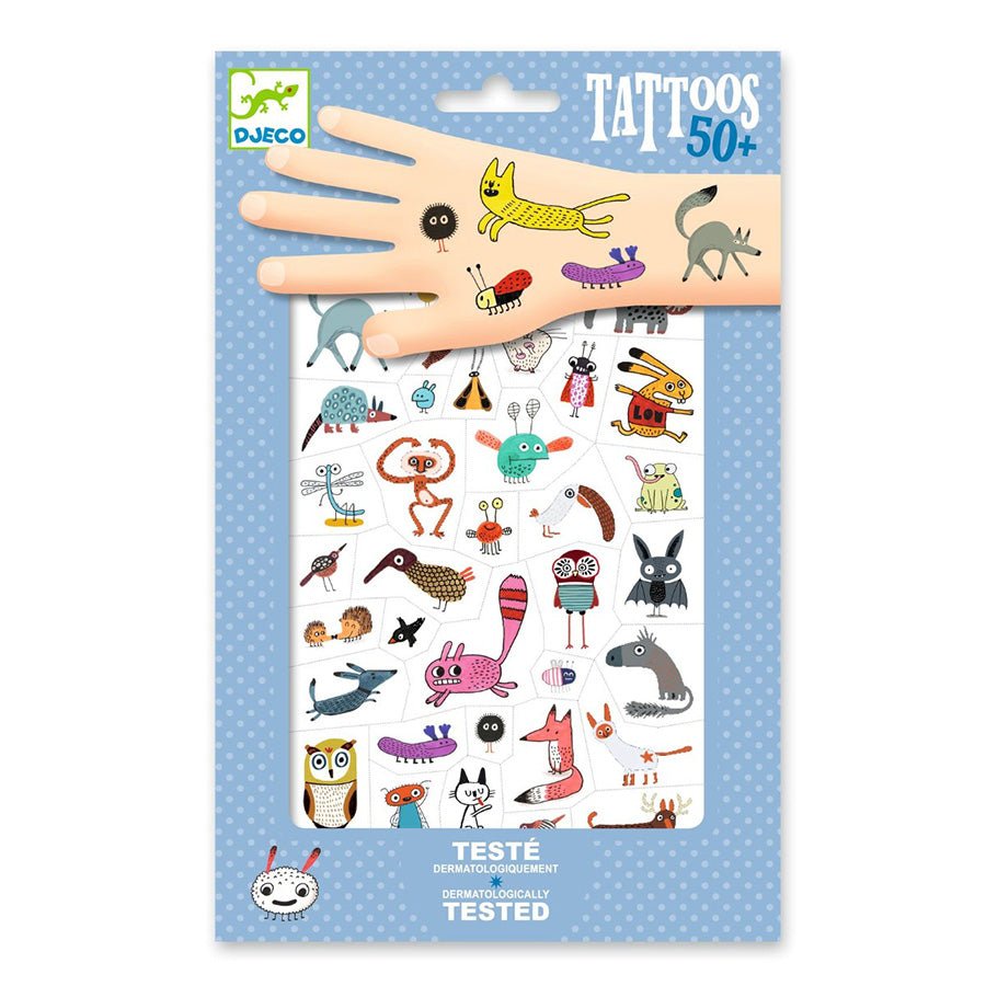 Djeco tatoveringer, små væsener