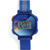 Ticlock Digitaluhr mit blauen Formen