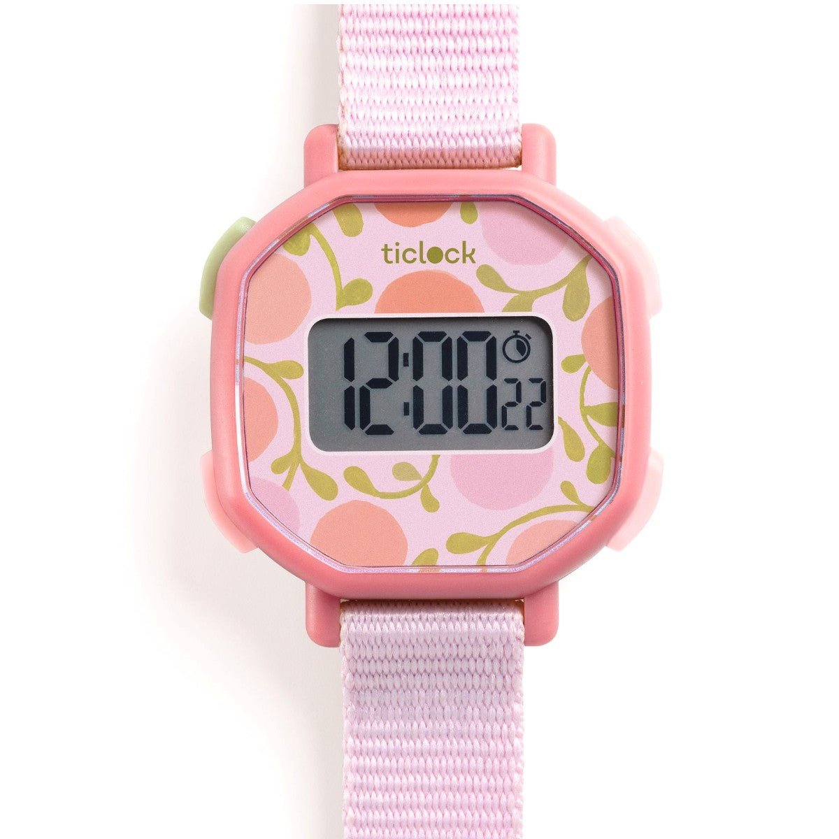 Ticlock digitalur med Blomster