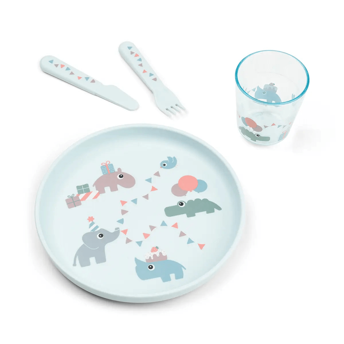 Done by Deer Foodie Spisesæt, celebration blue