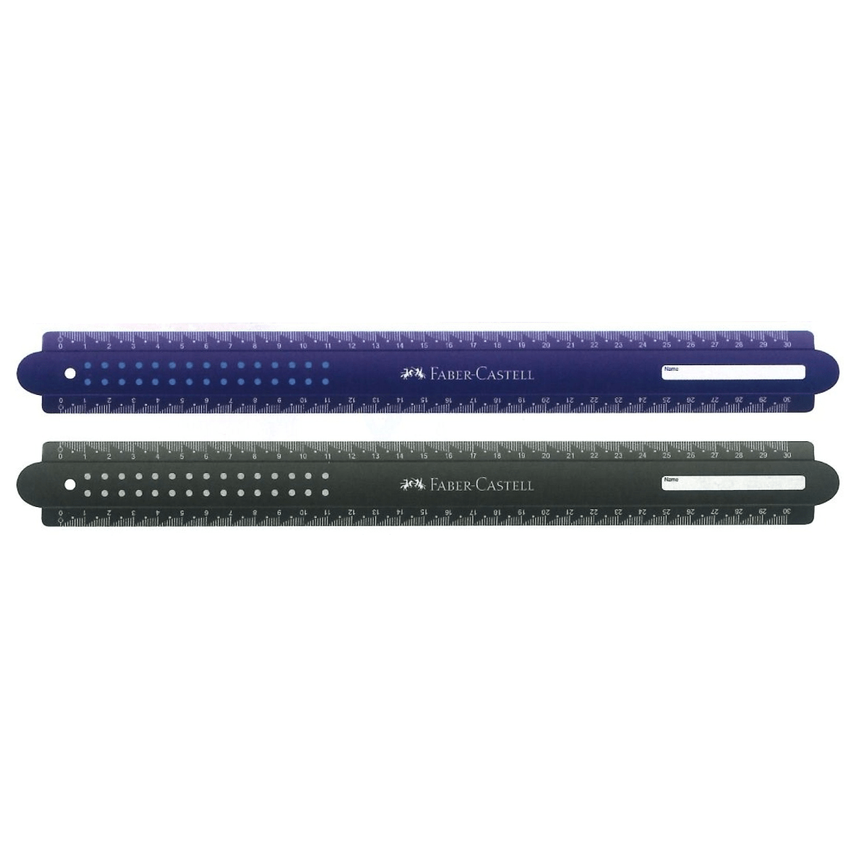 Faber - Castell lineal 30 cm, black + blue