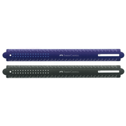 Faber - Castell lineal 30 cm, black + blue
