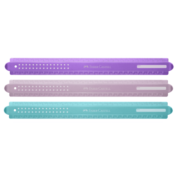 Faber - Castell sparkle lineal 30 cm, asst