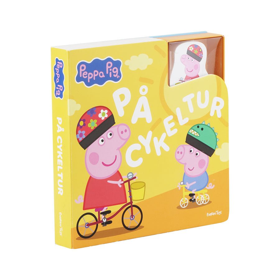 Gurli Gris Bog Med Træfigurer - På Cykeltur