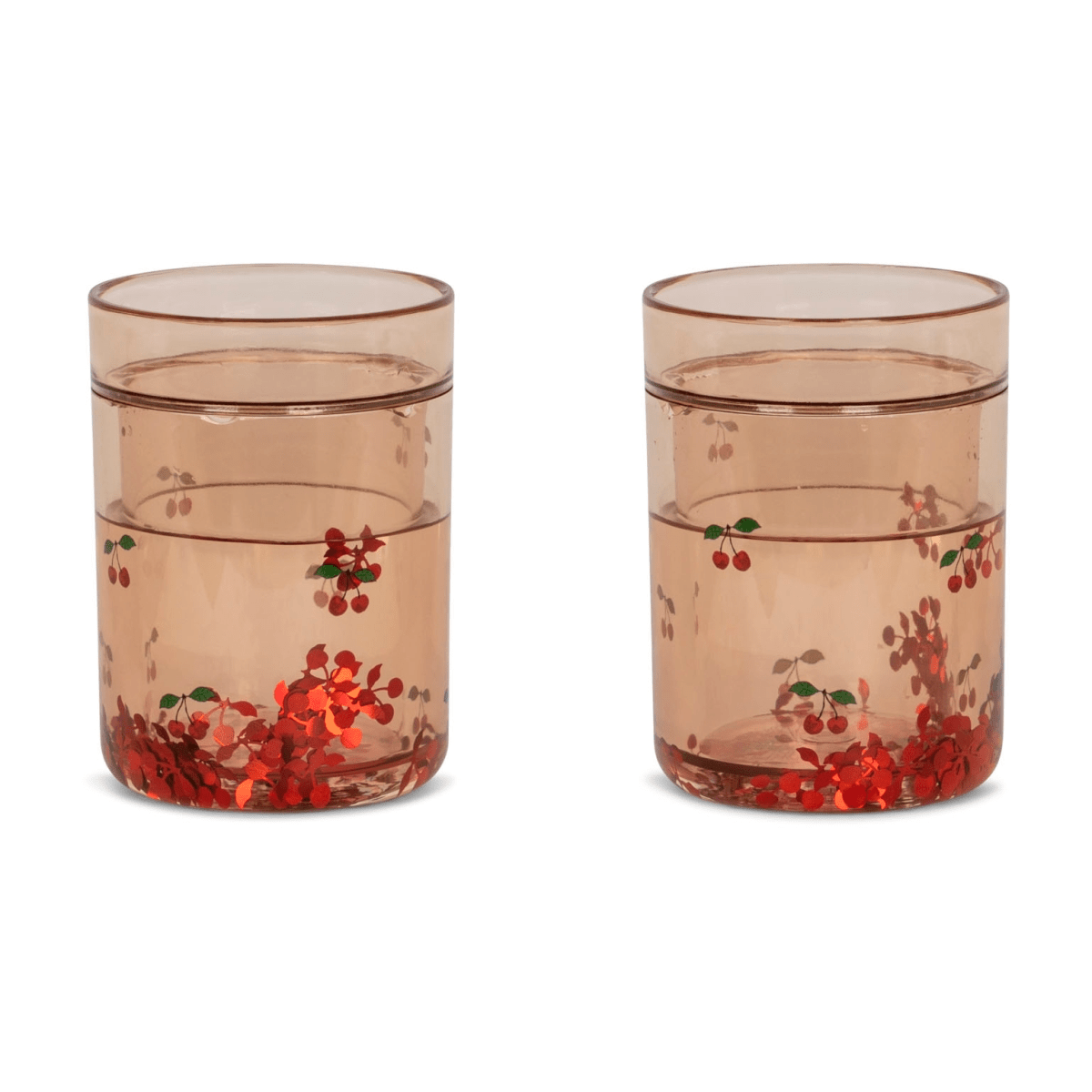 Konges Sløjd 2 - pak glitter kop, cherry