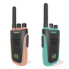 Walkie-Talkie-Set Nude/Cyan