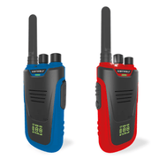 Kidywolf walkie talkie - sæt, rød/blå