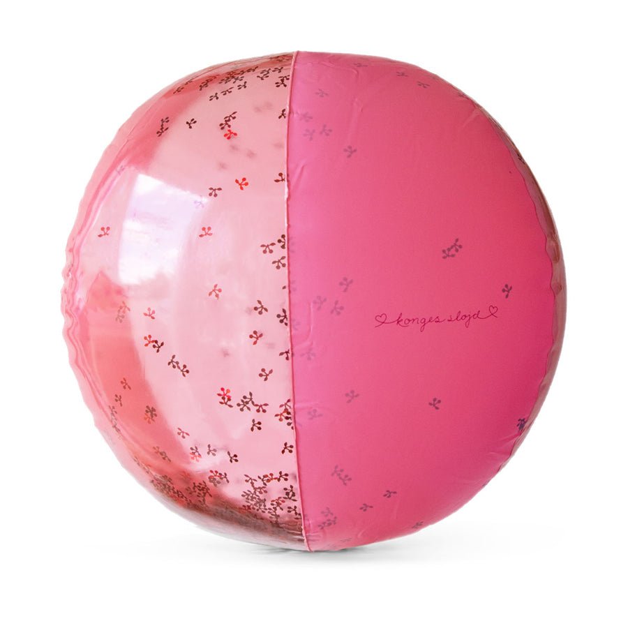 Konges Sløjd badebold, transparent pink