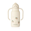 Kimmie Wasserflasche mit Henkel Pfirsich / Muschel