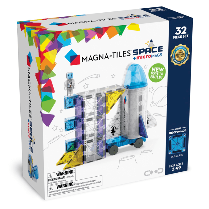 Magna - Tiles Rumraket 32 dele