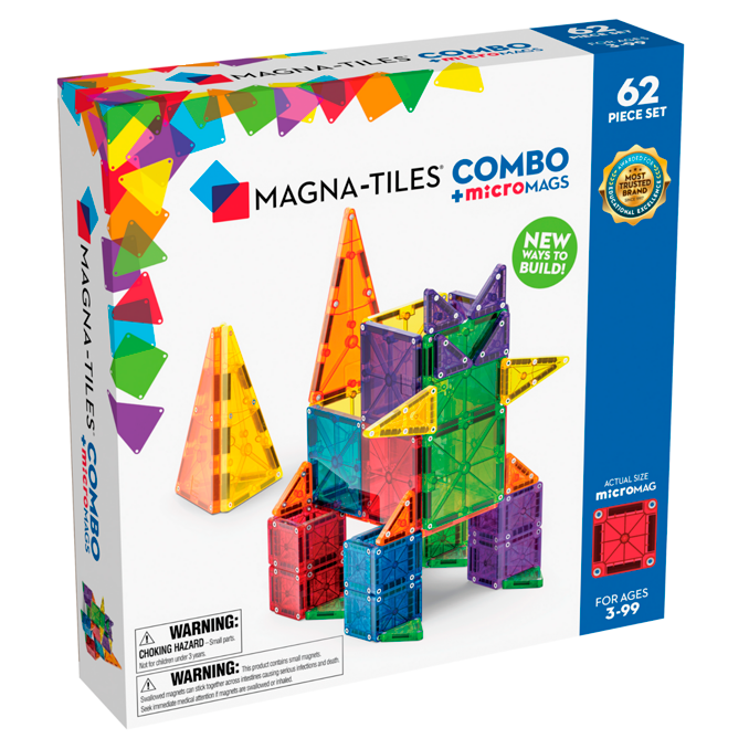 Magna - Tiles microMAGS Kombi 62 stk