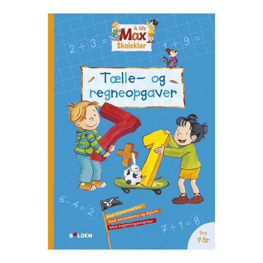 Max Skoleklar: Tælle - og regneopgaver