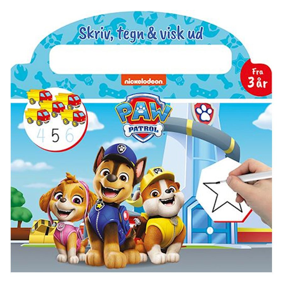 Paw Patrol - Skriv og visk ud