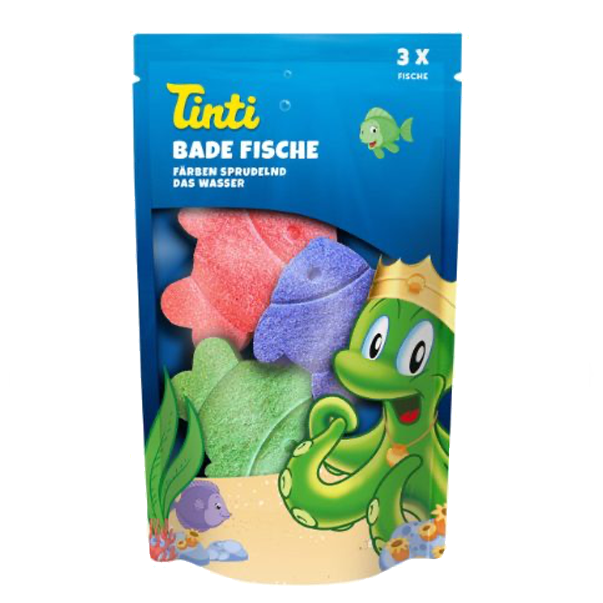 Tinti badefisk, pakke med 3 stk
