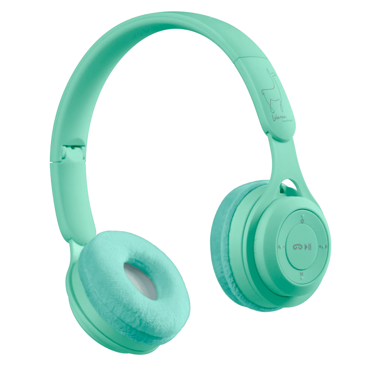 Lalarma trådløs høretelefoner, mint pastel