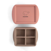 Filibabba 2 - Pak Frysebakke Til Babymad - Rose Mix