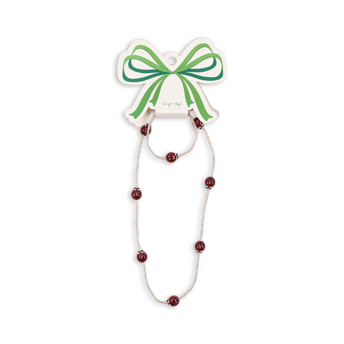 Konges Sløjd Ladybug Halskæde og Armbånd