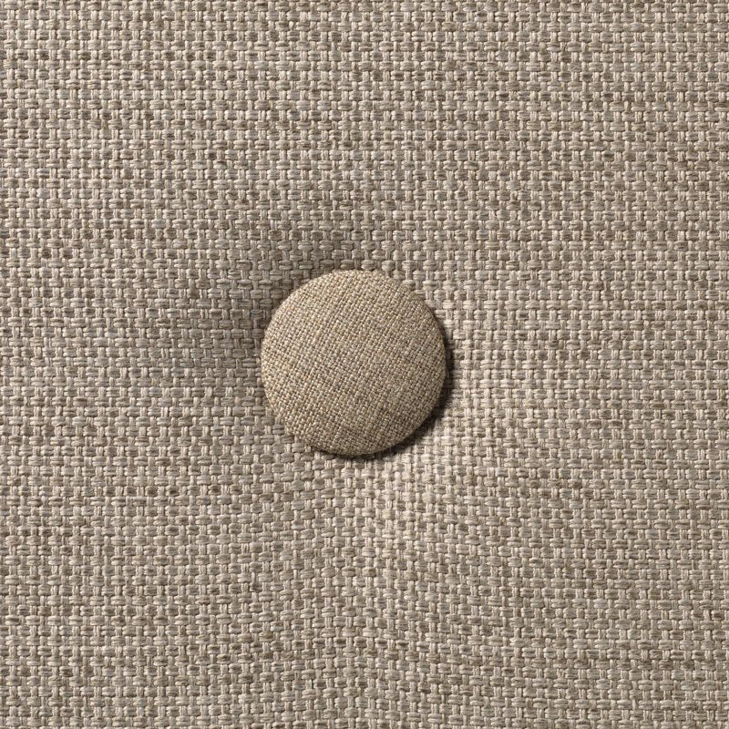 by KlipKlap 3 - fold madras, 180 cm sand med sand knapper