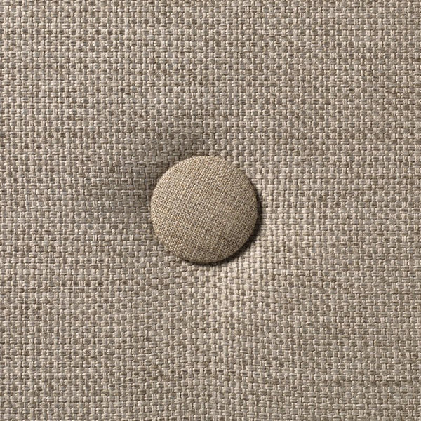 by KlipKlap 3 - fold madras, 180 cm sand med sand knapper