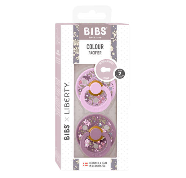 BIBS 2 pk Liberty sut, str 2 chamomile lawn / violet sky mix