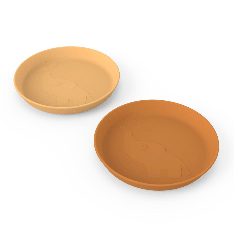 Done by Deer 2 - pak Kiddish tallerkner, Elphee - mustard