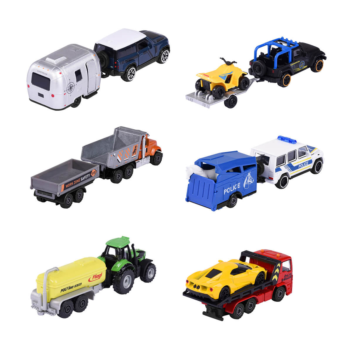 Majorette Trailer, Asst