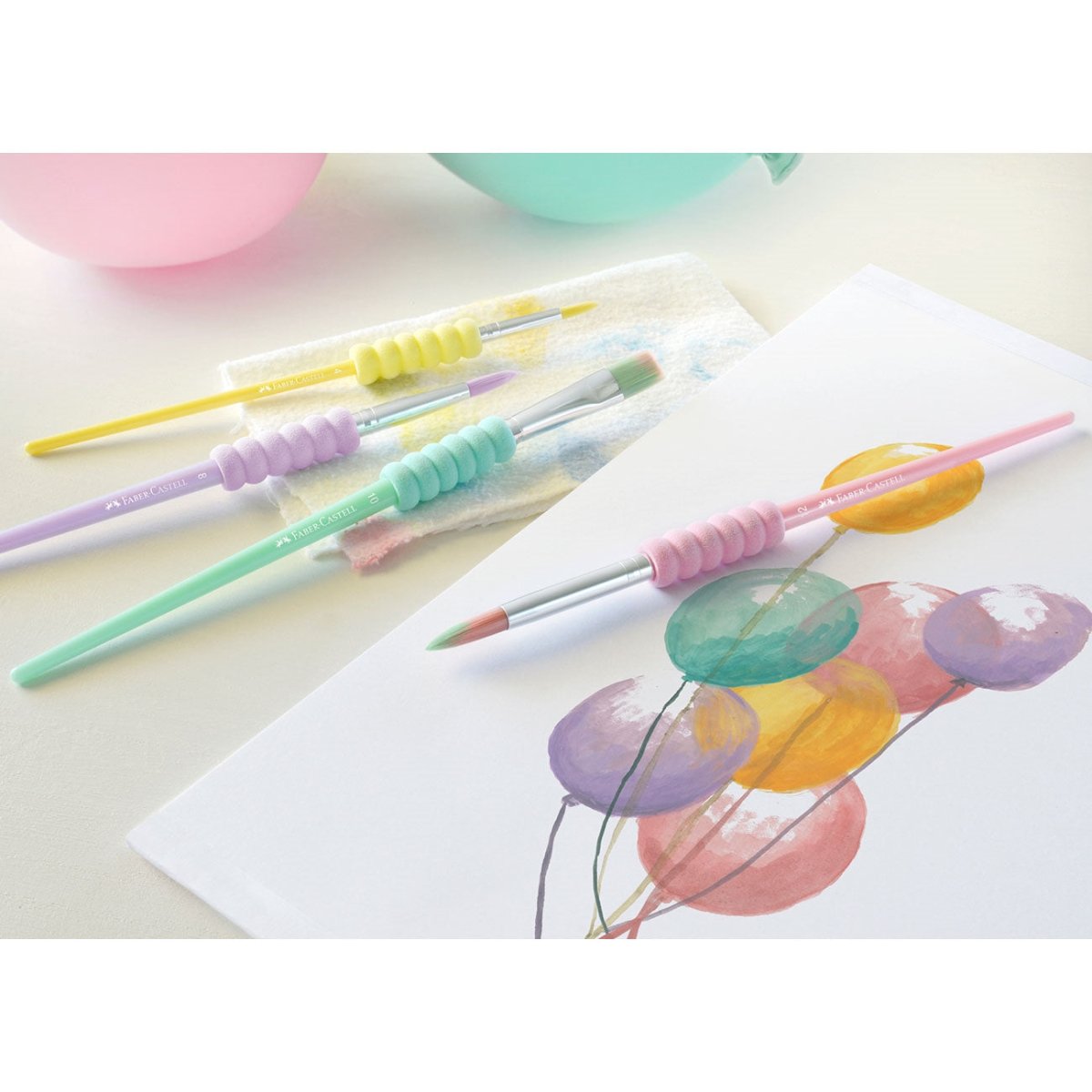Faber - Castell børne pensler, pastel